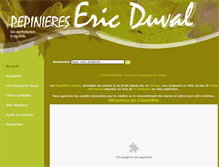 Tablet Screenshot of pepinieres-duval.com